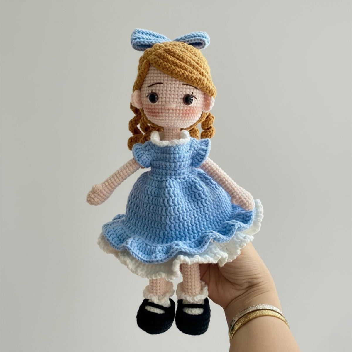 Handmade Crochet Doll, Amigurumi Girl, Baby Shower Gift
