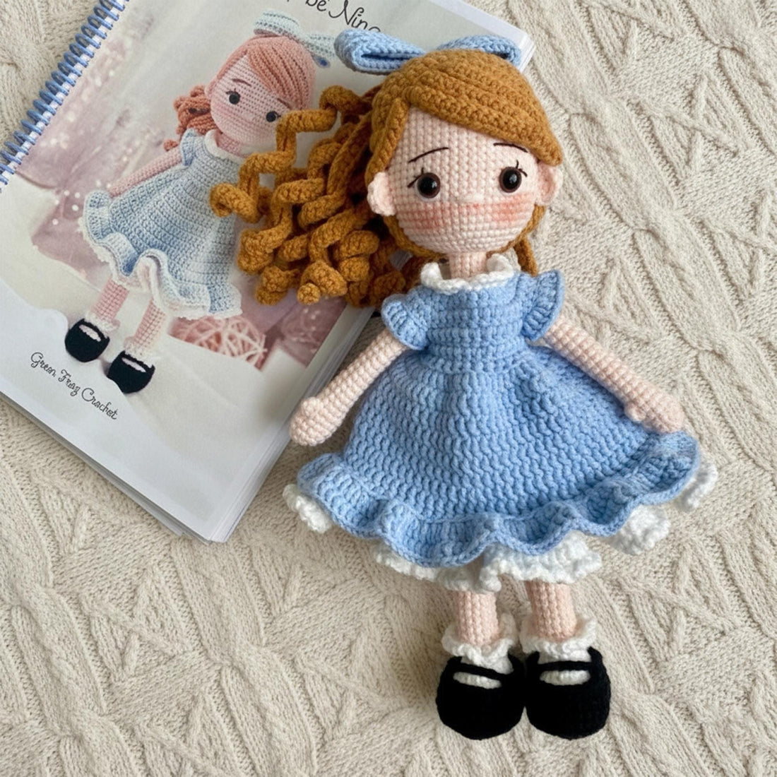 Handmade Crochet Doll, Amigurumi Girl, Baby Shower Gift