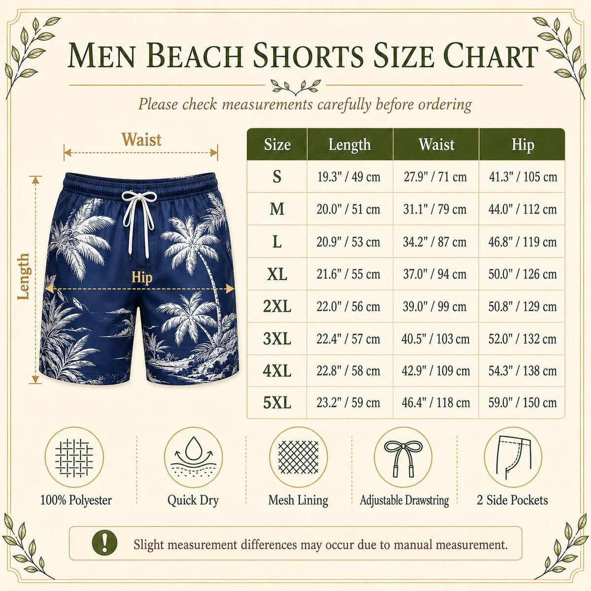 Funny Men’s Swim Trunks, Fake Butt Beach Shorts, Novelty Vacation Gift For Husband Or Boyfriend