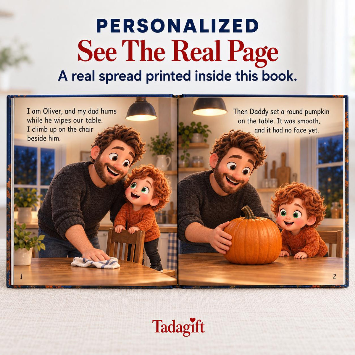 Personalized Halloween Storybook, Why I Love My Daddy Hard Cover Book, Hard Cover Keepsake