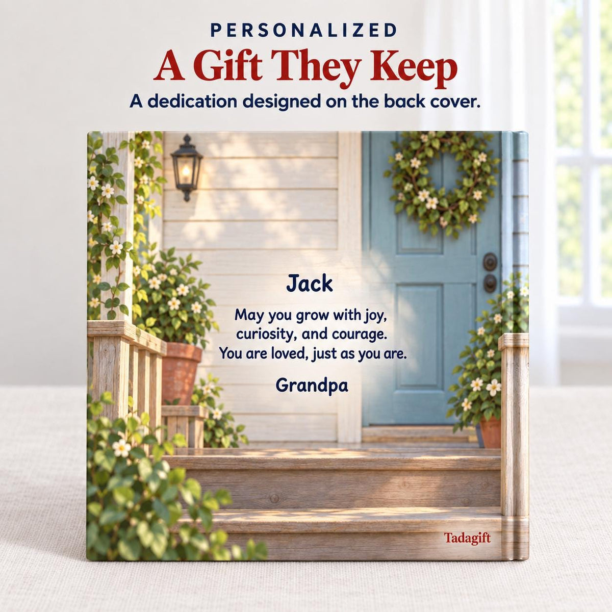 Personalized Children's Book in Hardcover: Why I Love My Grandpa with Wrapping Paper Included
