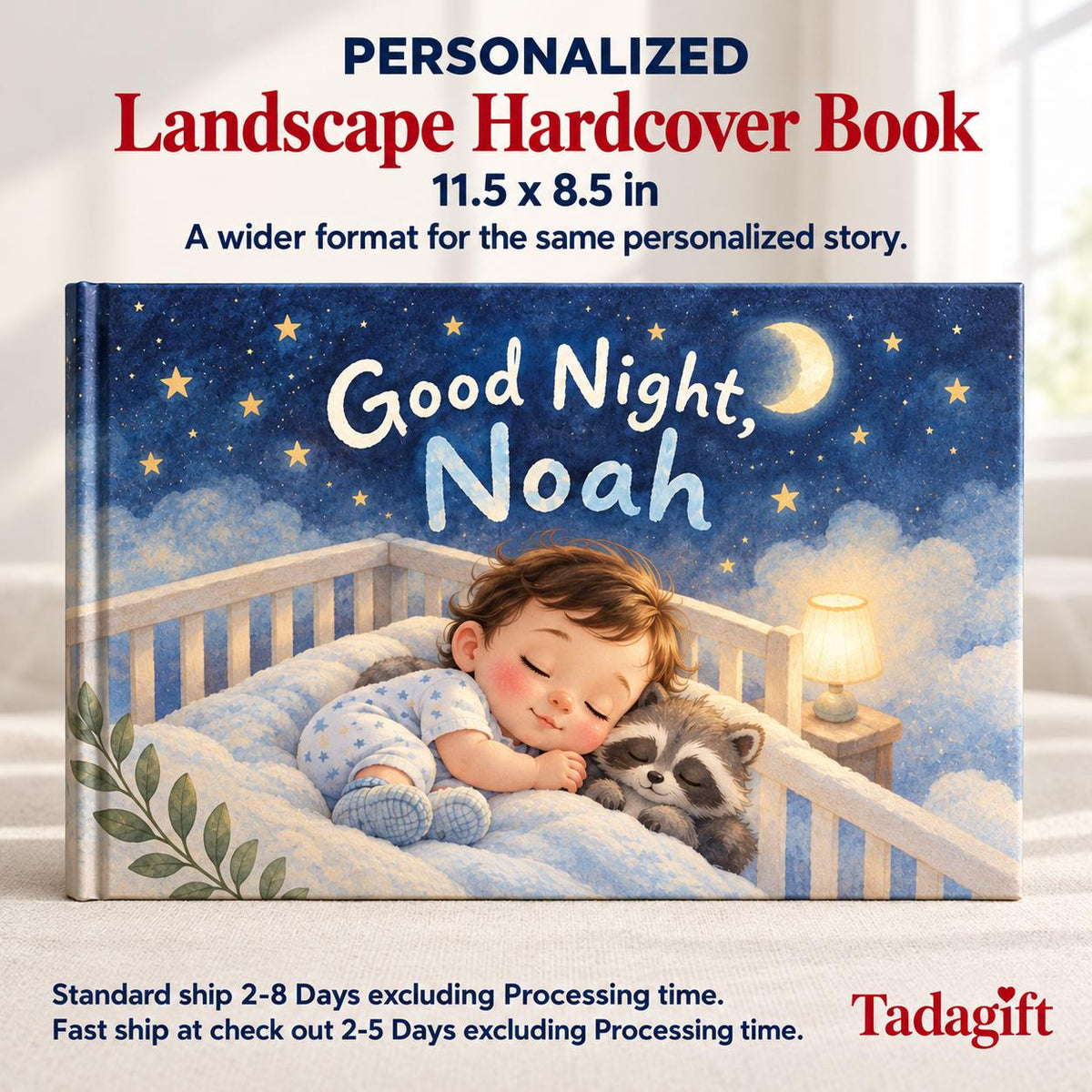 Custom Photo Good Night First Prayer Book, Christian Bedtime Prayers Keepsake, Baptism Baby Gift