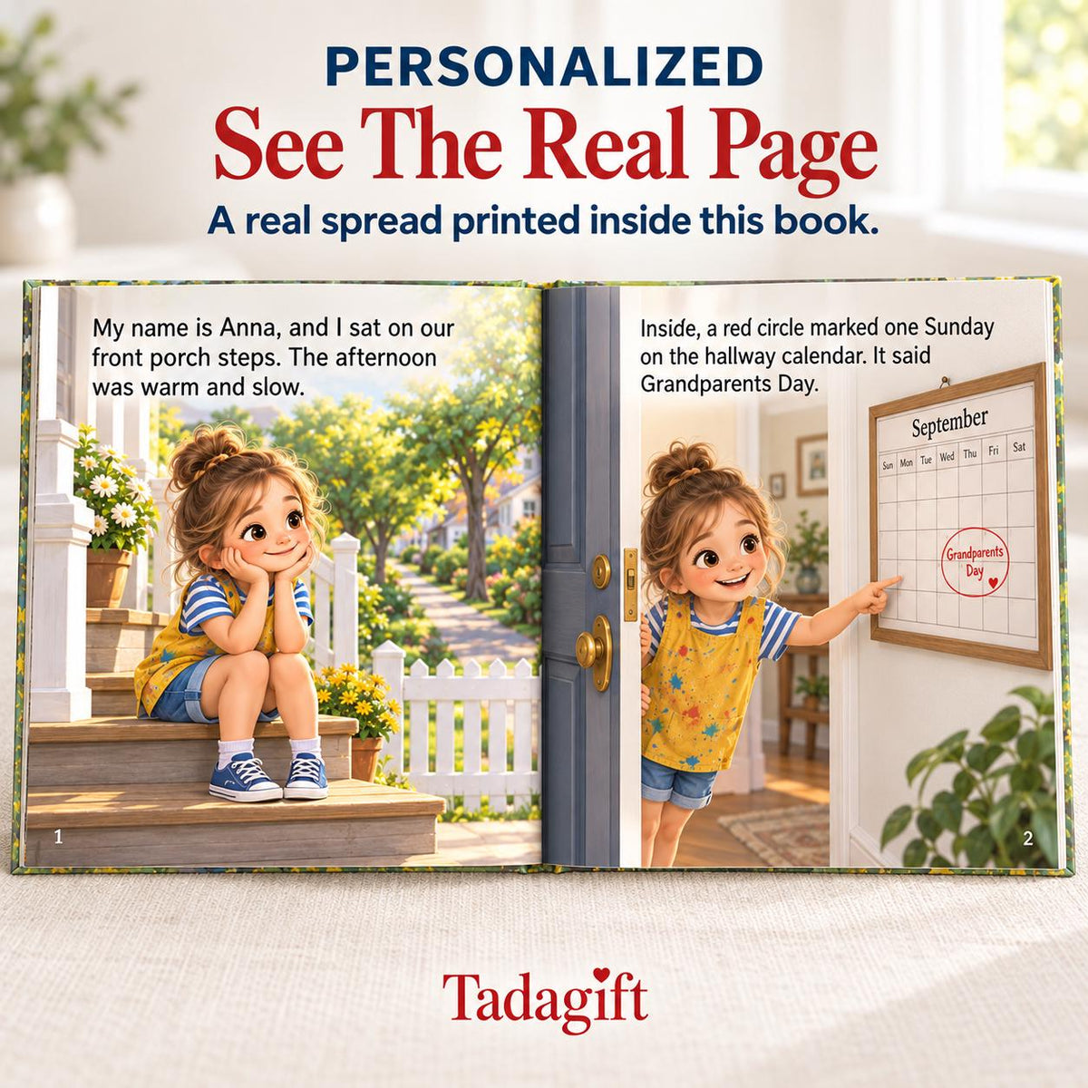 Personalized Children's Book in Hardcover: Why I Love My Grandma with Wrapping Paper Included