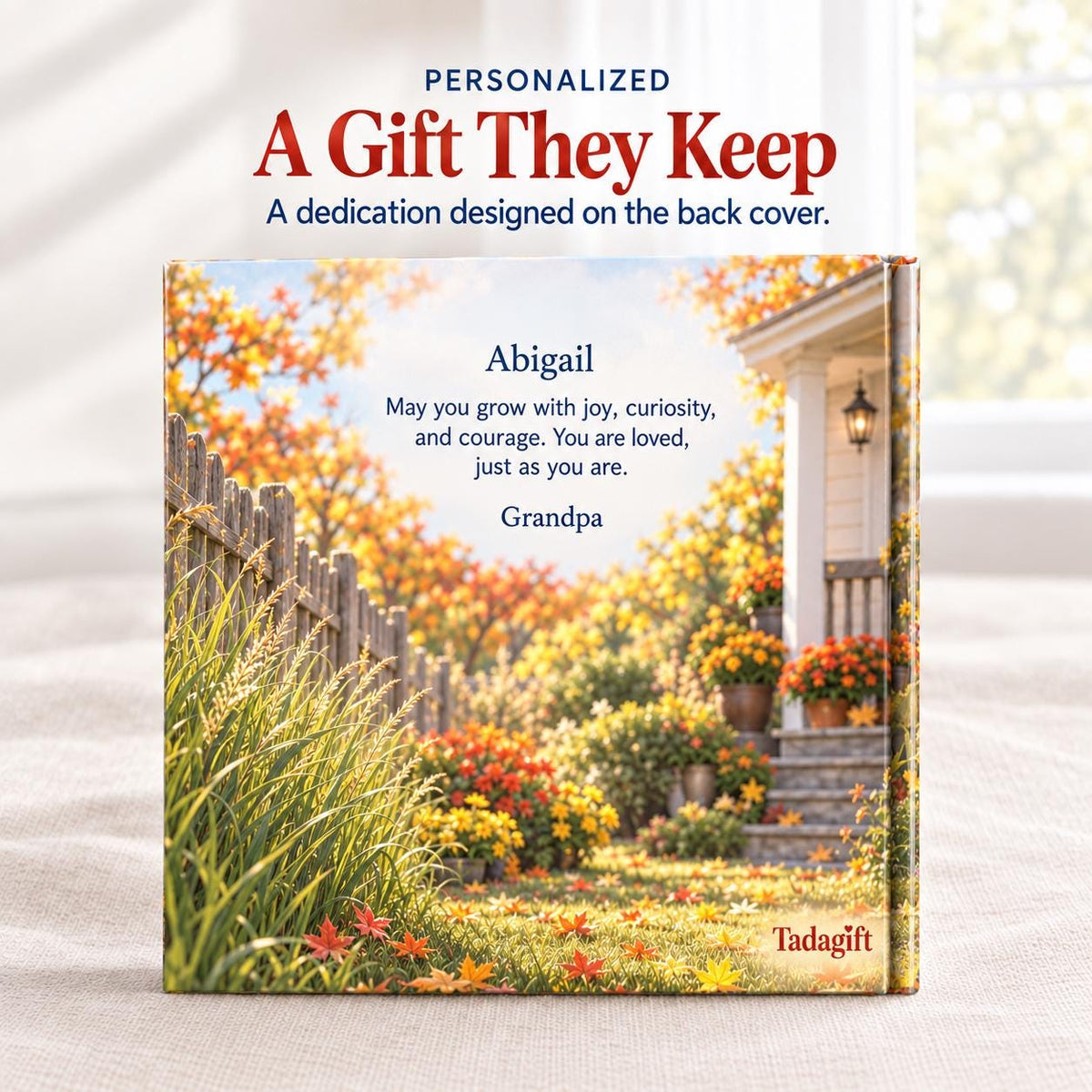 Personalized Children's Book in Hardcover: Why I Love My Grandparents with Wrapping Paper Included