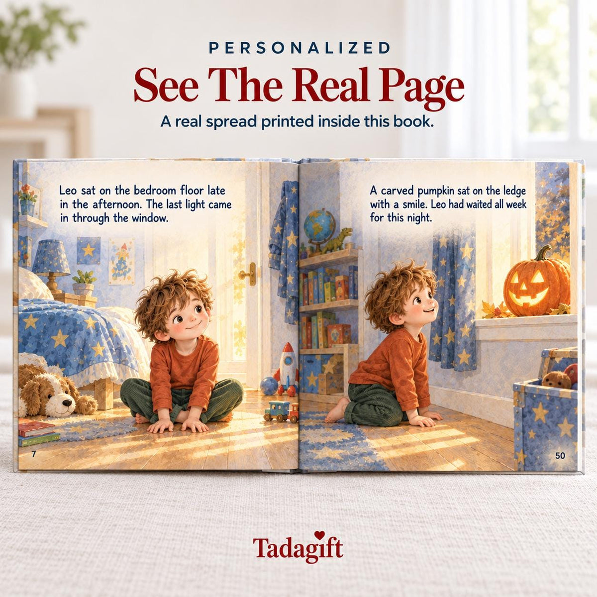 Personalized Children's Book in Hardcover: Costume That Did Not Fit with Wrapping Paper Included