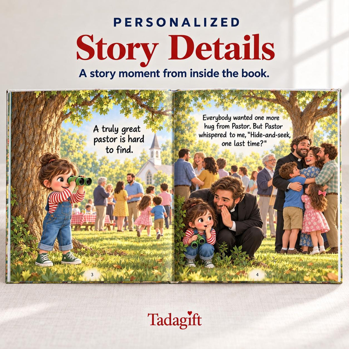 Personalized Children's Book, A Truely Pastor Is Hard To Find, Pastor Appreciation Gifts, Bedtime Story Kid Hard Cover
