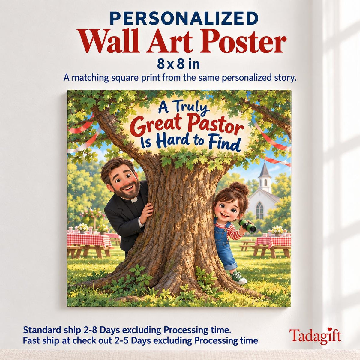 Personalized Children's Book, A Truely Pastor Is Hard To Find, Pastor Appreciation Gifts, Bedtime Story Kid Hard Cover