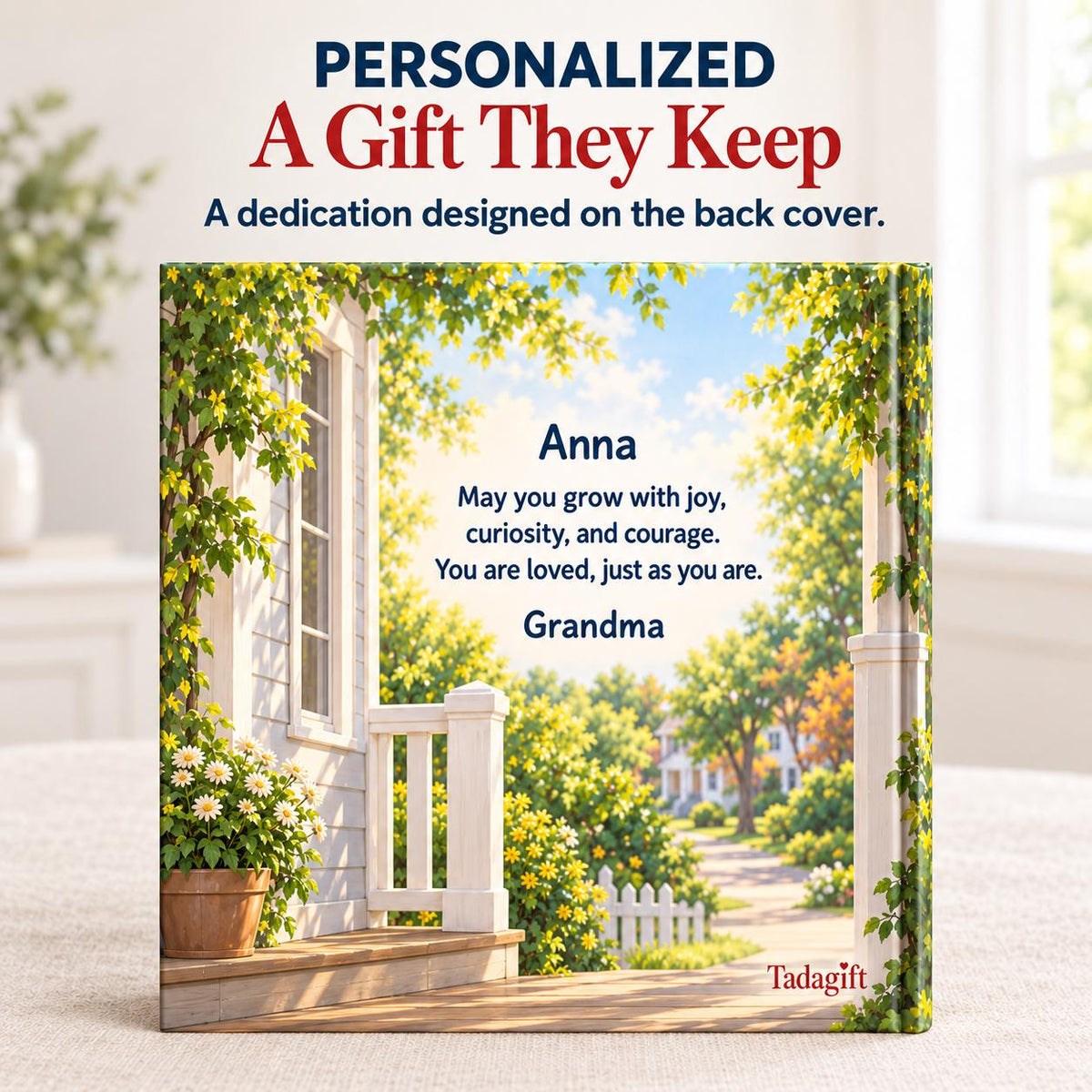 Personalized Children's Book in Hardcover: Why I Love My Grandma with Wrapping Paper Included
