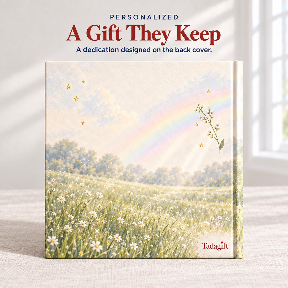 Custom Photo Baby First Book of Prayers, Bedtime Prayers Keepsake, Baptism Christening Gift Godparents