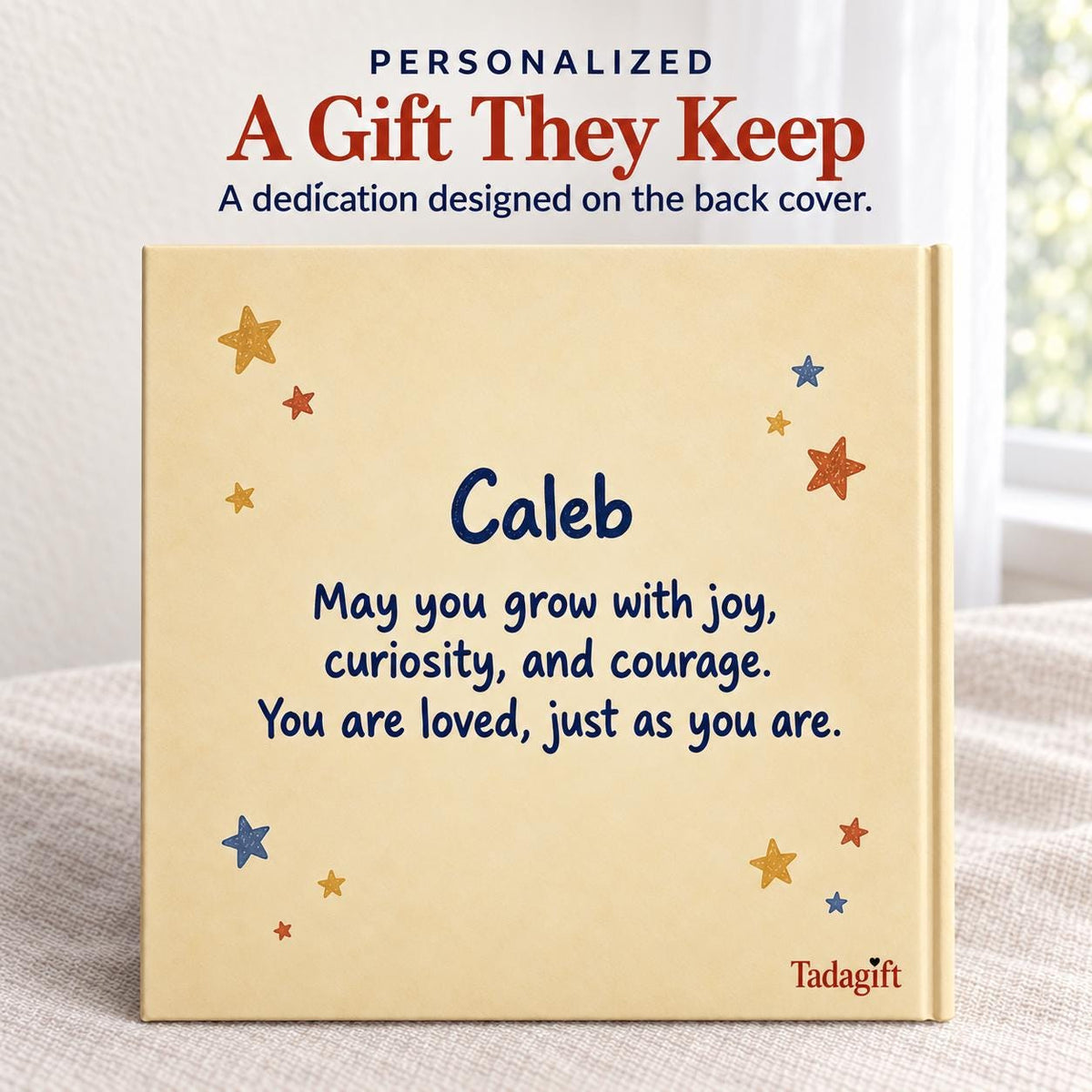 Personalized Children's Book in Hardcover: Halloween Homemade Costume Story with Wrapping Paper Included