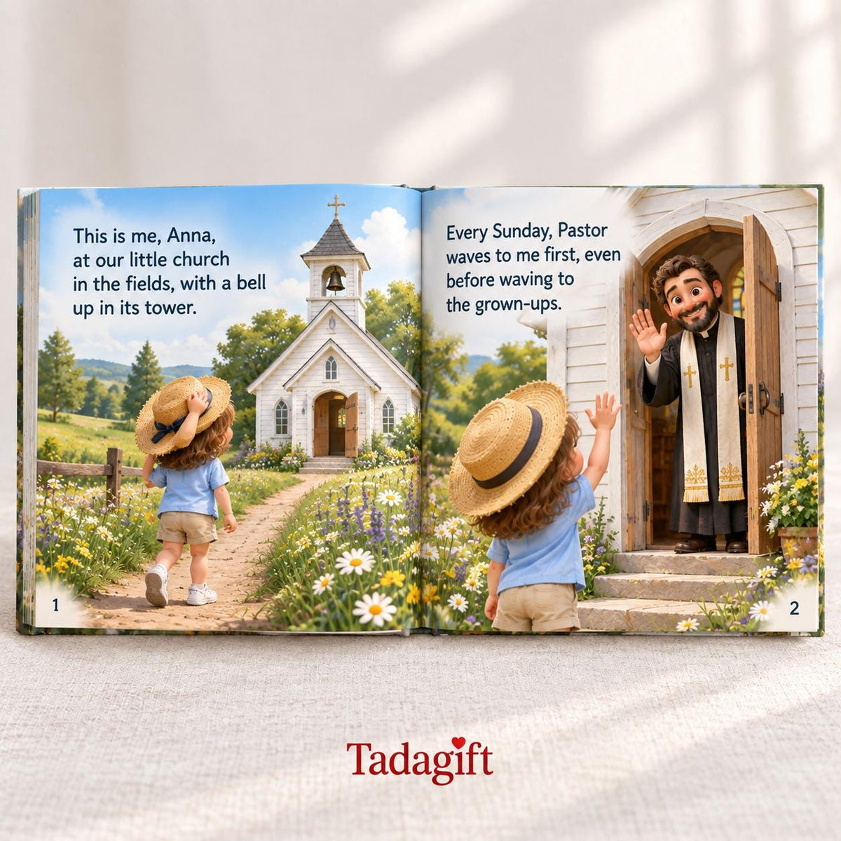 Personalized Children's Book, Why I Love My Pastor, Pastor Appreciation Gifts, Bedtime Story Kid Hard Cover